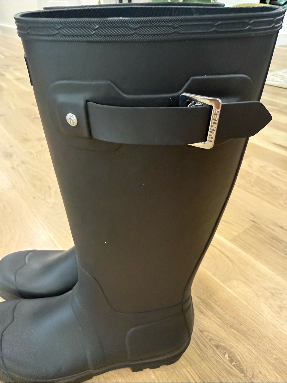 Men’s Hunter Tall Black Rubber Boots - Picture 4 of 6